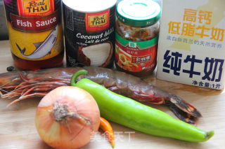 【winter Lettuce】——thai Red Curry Shrimp recipe