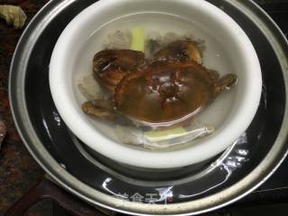 Stewed Tianqi with Crab recipe