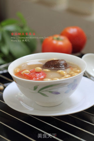 The Most Cost-effective Collagen Replenishment Method-----tomato Soy Pork Skin Soup recipe