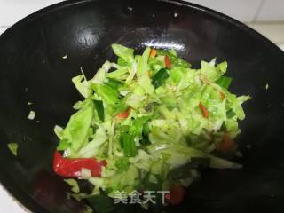 Stir-fried Cabbage with Oil Pile recipe