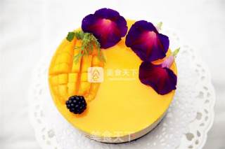 #aca烤明星大赛#mango Mousse Cake recipe