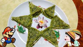 Mugwort Egg Pancakes recipe