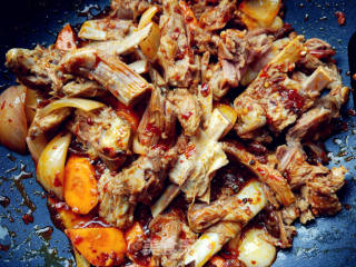 Spicy Twice-cooked Lamb recipe