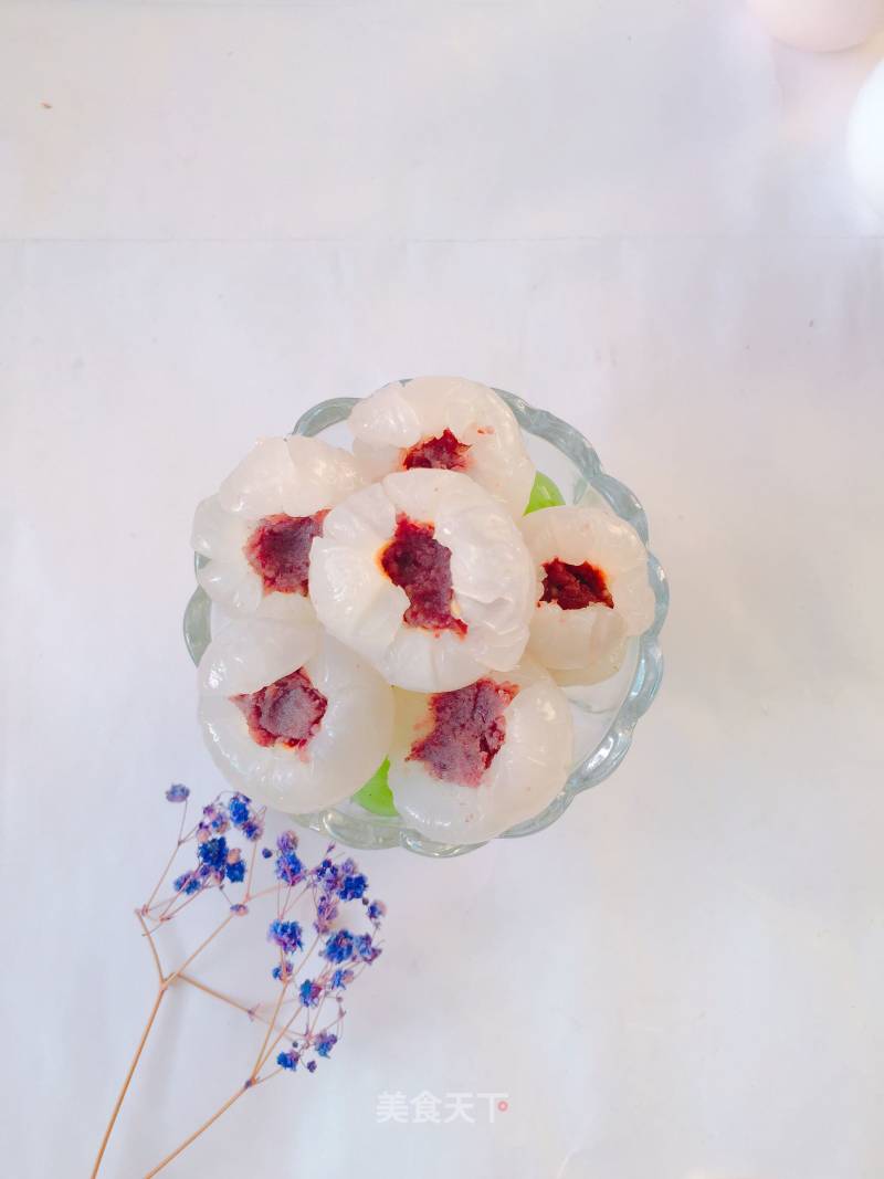 Summer Drink Lychee Bean Paste recipe