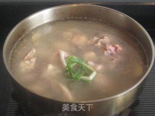 Chicken Soup with Ginkgo and Chinese Cabbage recipe