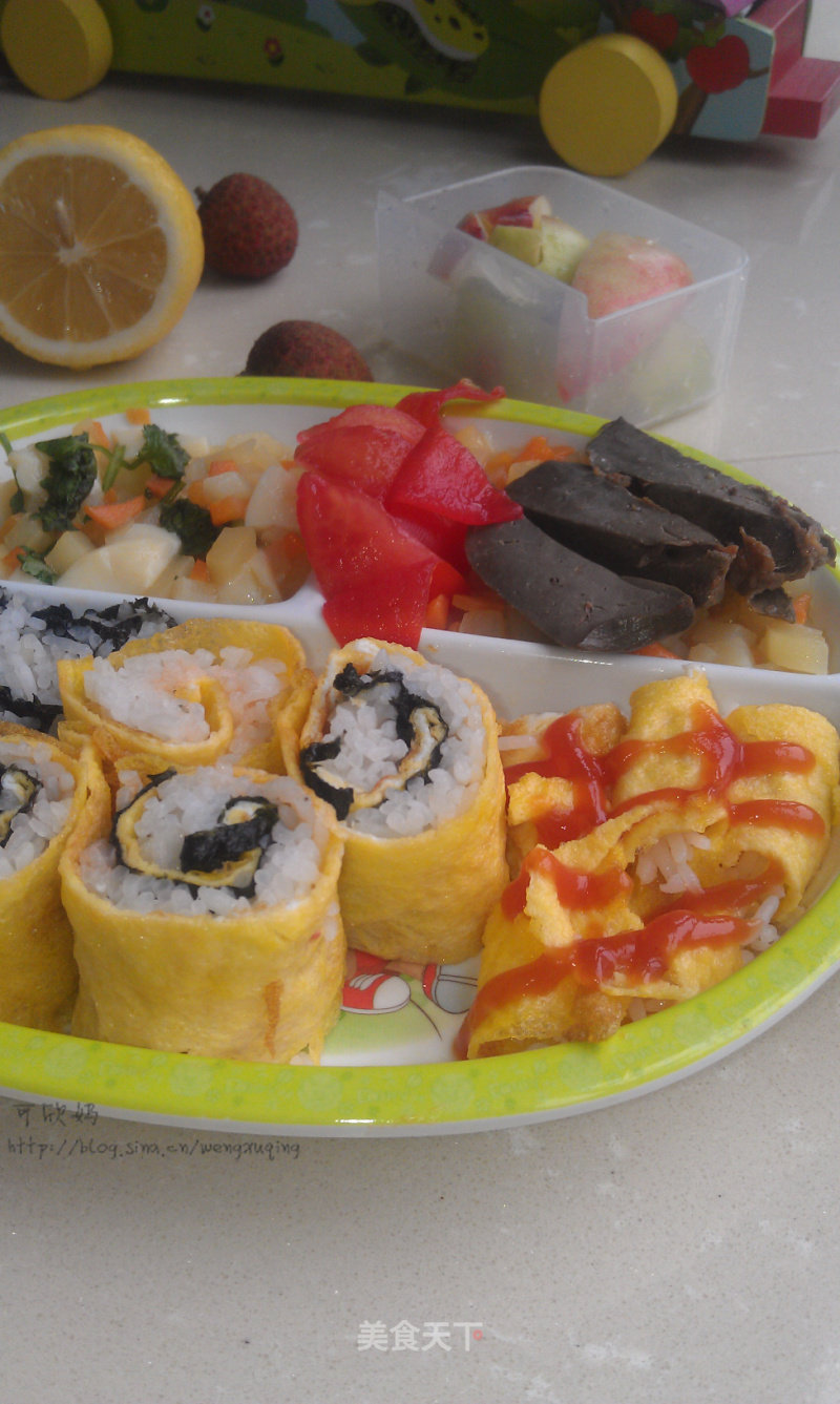 A Sushi Bento Made for Babies recipe