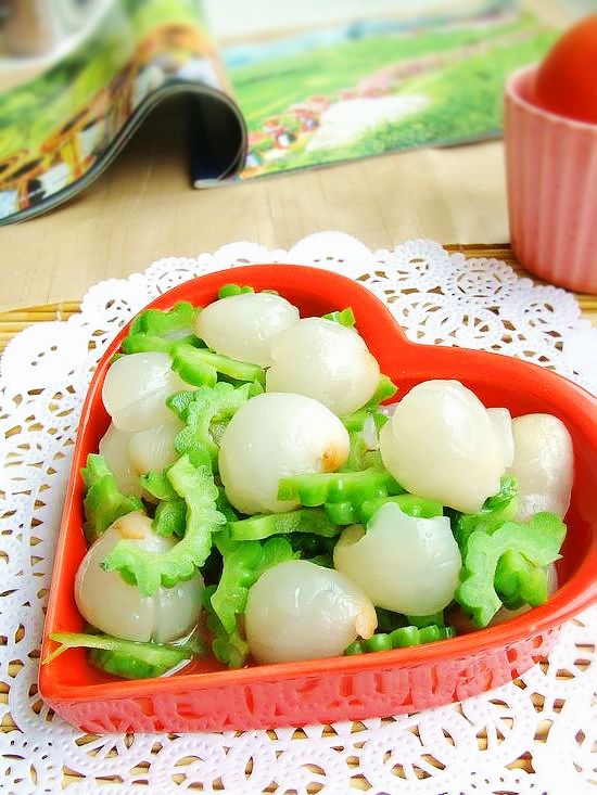 Lychee Bitter Gourd recipe