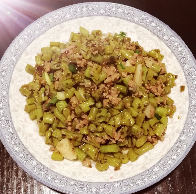 Sprouts with Minced Meat and Cowpea recipe