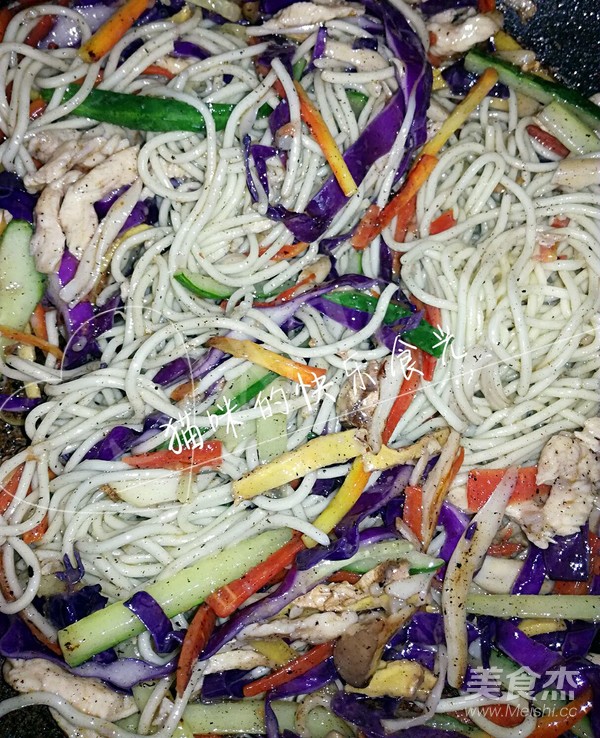 Home-cooked Fried Noodles recipe