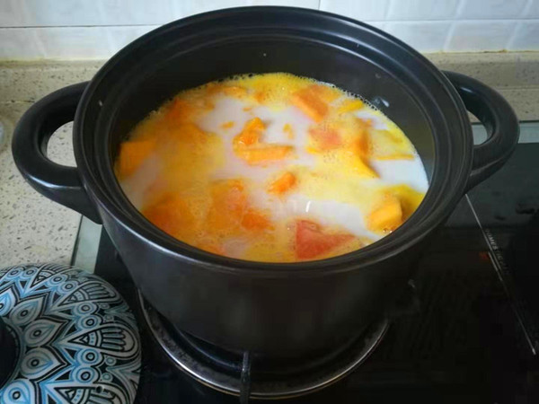 Papaya Milk Sweet Soup recipe