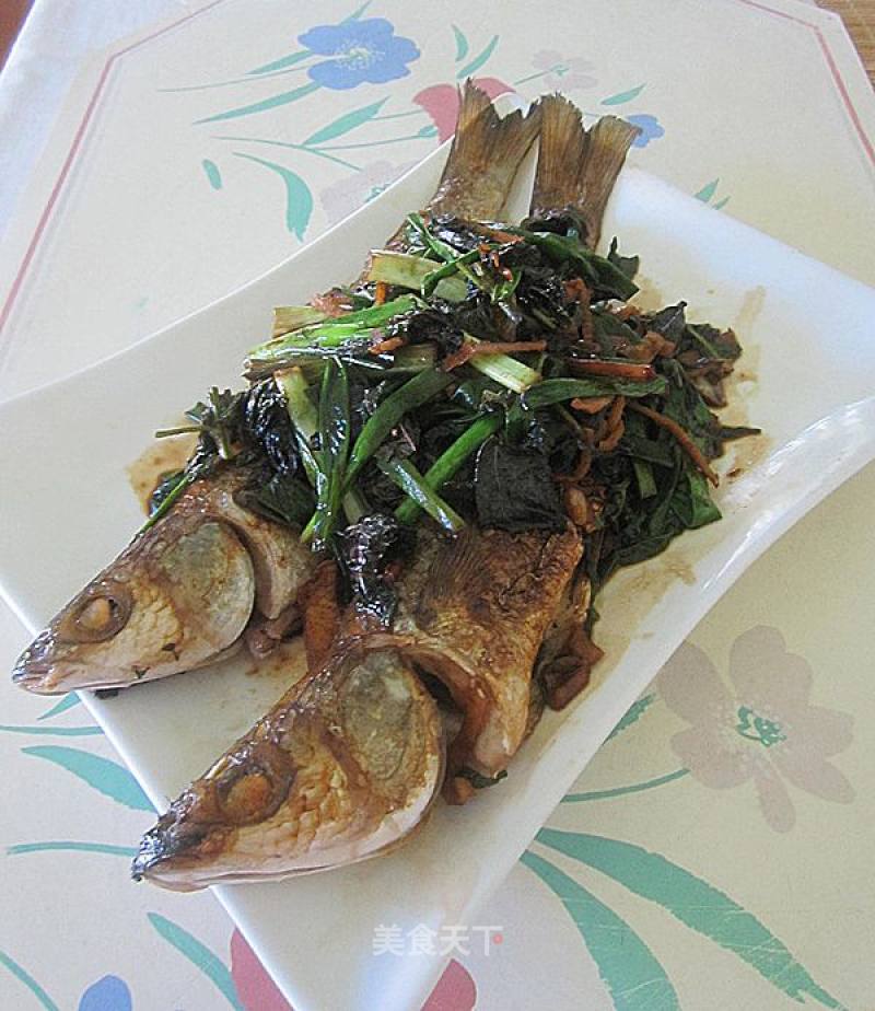 Fried Fish with Basil recipe