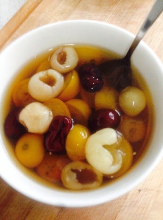 Kumquat, Longan, Red Date and Syrup recipe