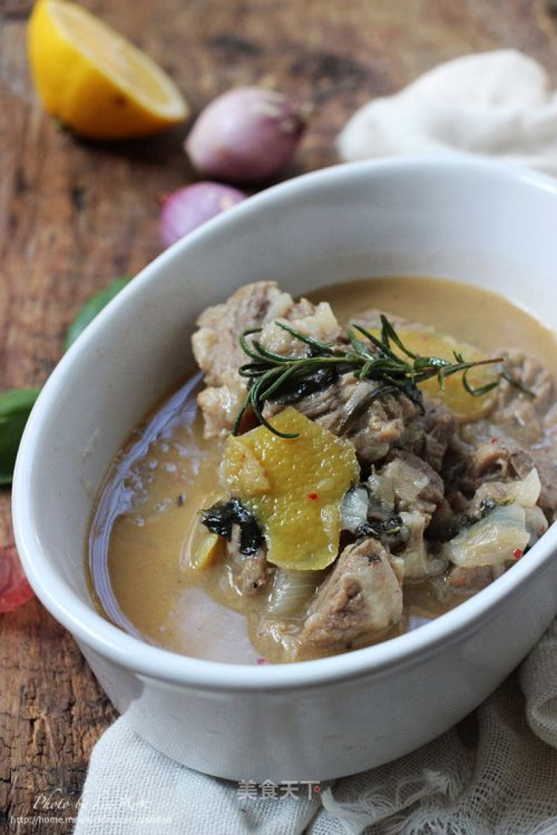 Mediterranean Style---lemon Herb Beef Stew recipe