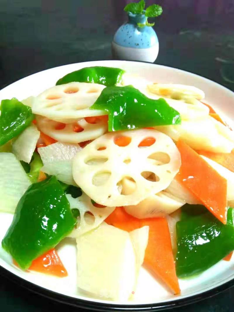 Four Fresh Vegetables recipe