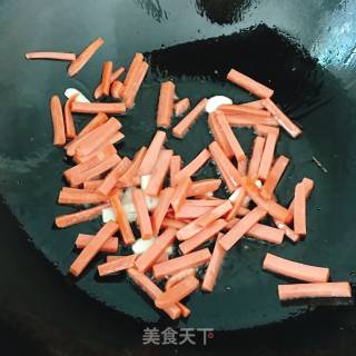 Stir-fried Wormwood with Ham recipe