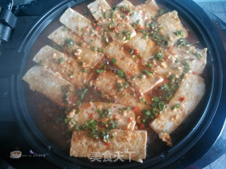 Fried Tofu in Electric Baking Pan recipe