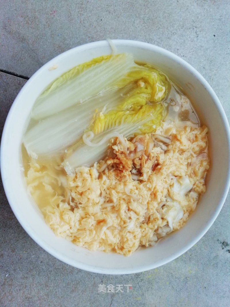 Cabbage Heart Egg Noodles recipe