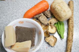 【momo New Year's Eve Dishes】wufu Linmen Japanese Root Vegetable Mixed Boiled recipe