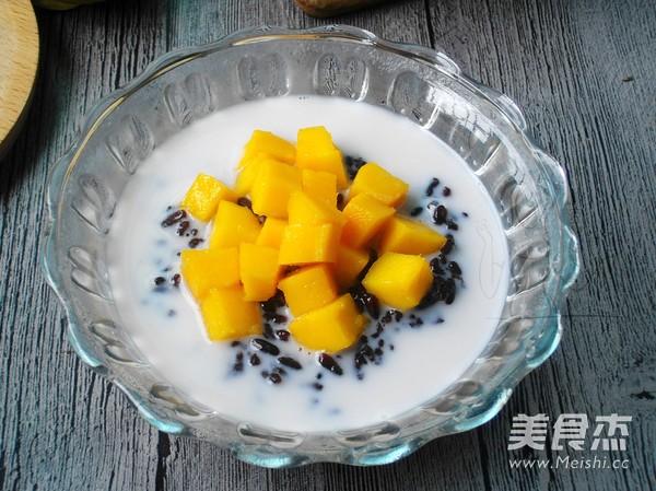 Mango Black Glutinous Rice Syrup recipe