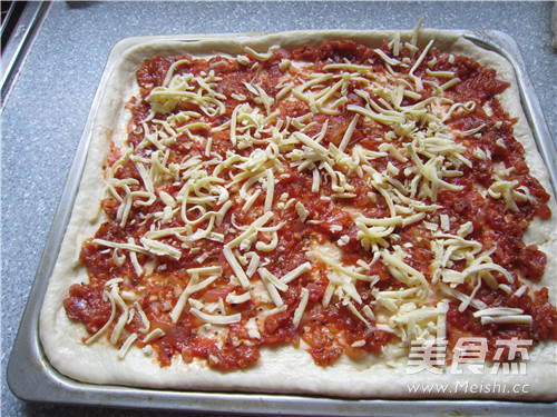Large Square Pizza with Seafood recipe