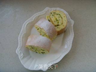Make The Cake Delicious, Nutritious and Healthier---kadaz Spinach Cake Roll recipe
