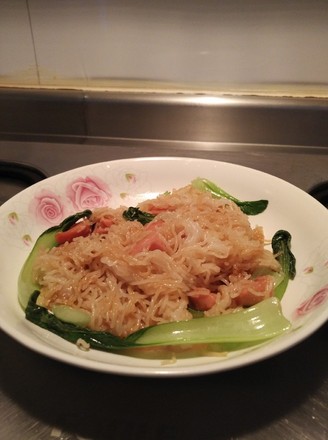 Stir-fried Rice Noodles with Intestines and Vegetables recipe