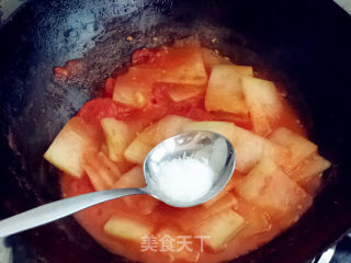 Roasted Winter Melon with Tomatoes recipe