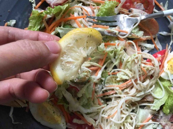 Seafood Salad Noodle Chobe Salad Sauce recipe