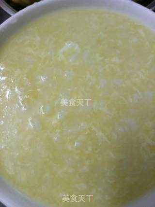 Corn Egg Porridge recipe