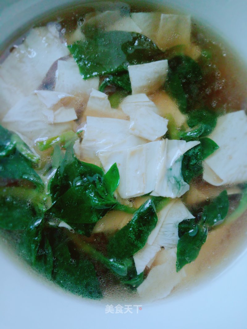 Spring Wild Vegetables ~ Tianqiye Yuba Soup recipe