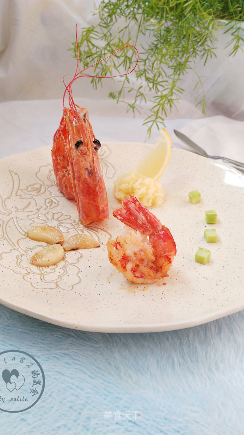 South American Red Shrimp with Mashed Potatoes recipe