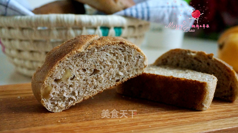 Walnut Coconut Milk Whole Wheat Bread recipe