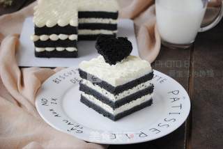 #aca烤明星大赛#bamboo Charcoal Butter Cake recipe