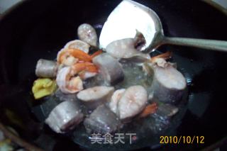 "golden Hook Ginkgo Fishing for Eastern Shark" Family Banquet Braised Seafood Dishes recipe