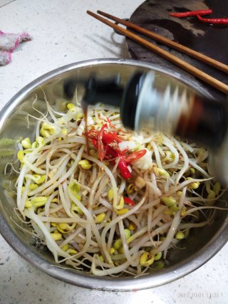 Hot and Sour Soy Sprouts recipe