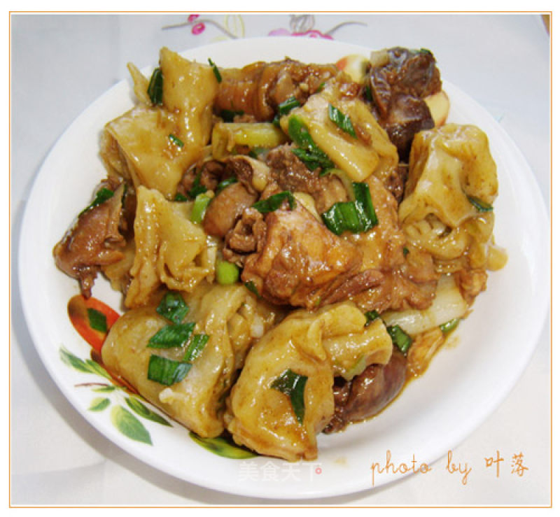 The Famous "chicken Pad Roll" in Gansu recipe