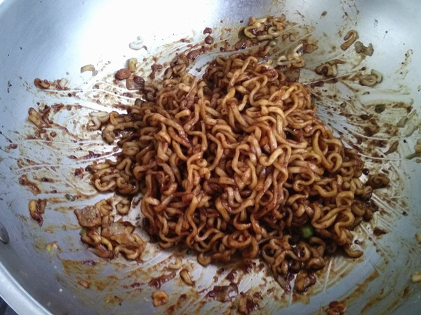 Shuanghua Fried Noodles#中卓 Instant面# recipe