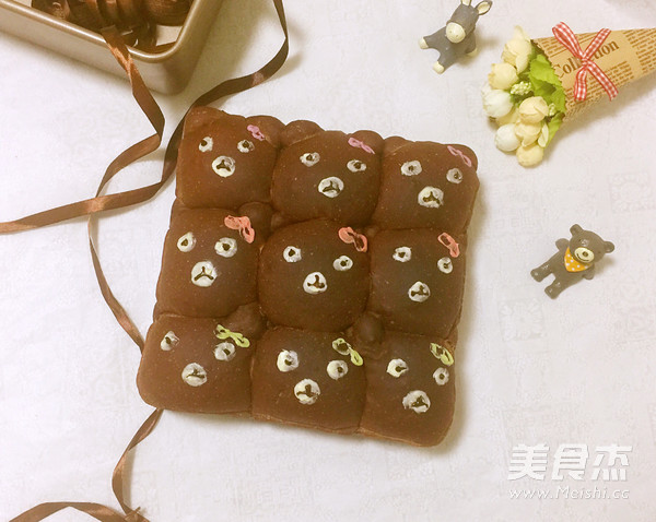 Chocolate Rilakkuma Bun recipe