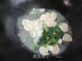 Spinach Fish Ball Soup recipe