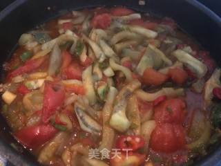 Stir-fried Chili with Tomato and Eggplant recipe