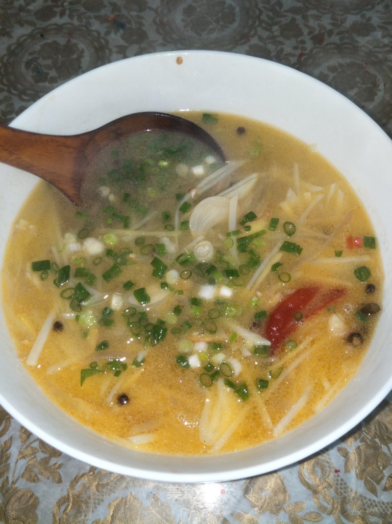 Hot and Sour Potato Soup recipe