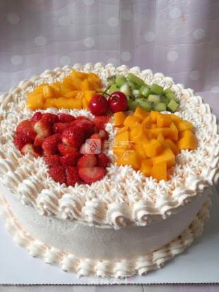 Colorful Fruit Cake recipe