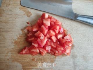 Stir-fried Cauliflower with Tomato recipe