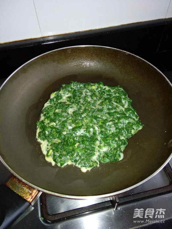 Celery Leaf Omelette recipe