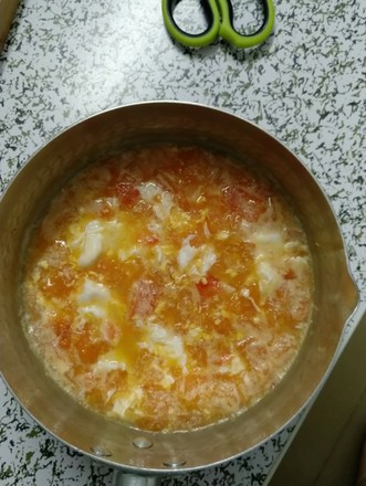 【zhu Ji】kai Shou Vegetable Tomato Egg Soup recipe