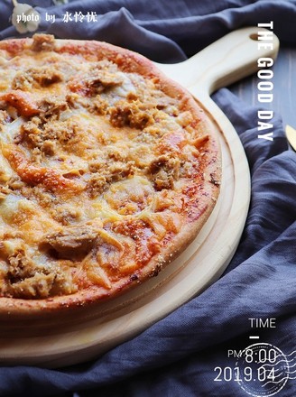 Tuna Sausage Whole Grain Pizza recipe