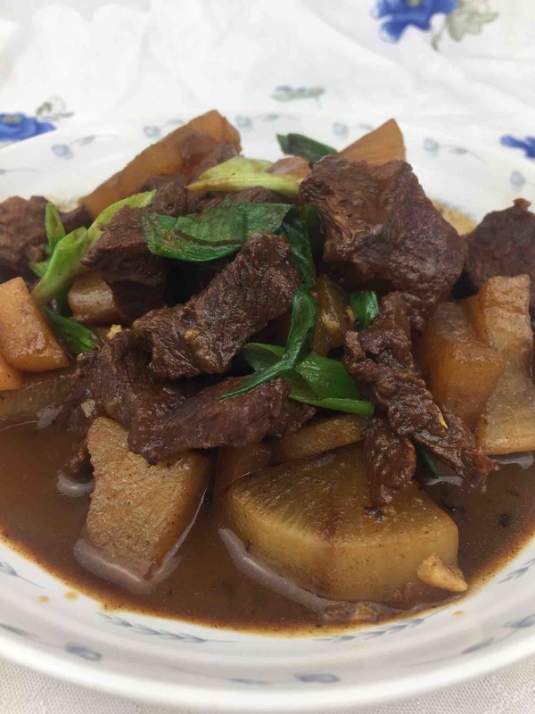 Braised Beef and Radish recipe