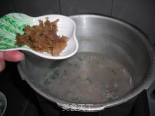 Mommy Baby's Blood-enriching and Cold-preventing Porridge-pork Liver and Lean Meat Porridge recipe