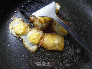 Fried Quail Eggs with Soy Protein recipe