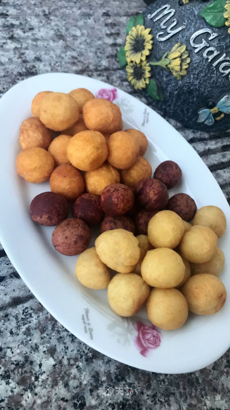 Purple Sweet Potato Potato Croquettes